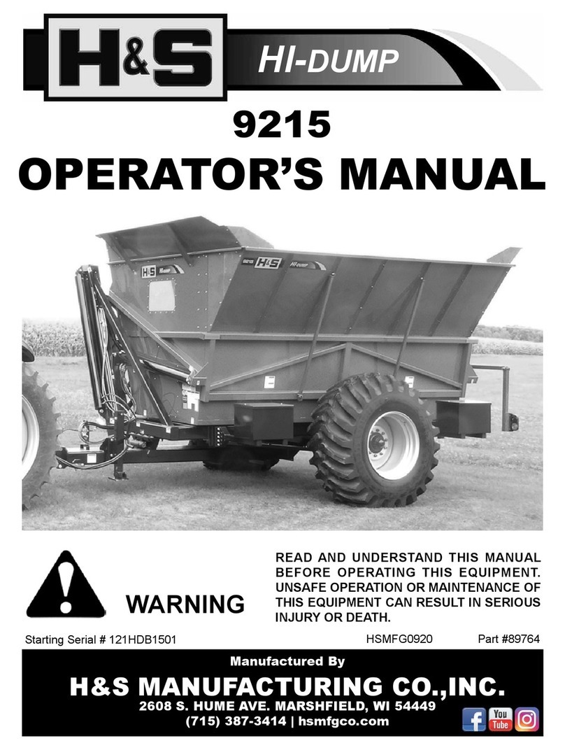H&S HI-DUMP 9215 Operator's manual