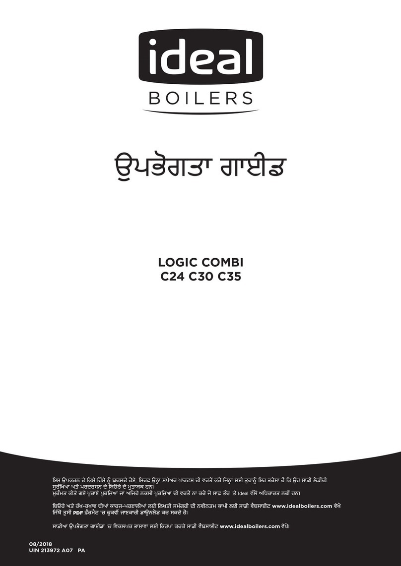 Ideal Boilers LOGIC COMBI C30 User manual