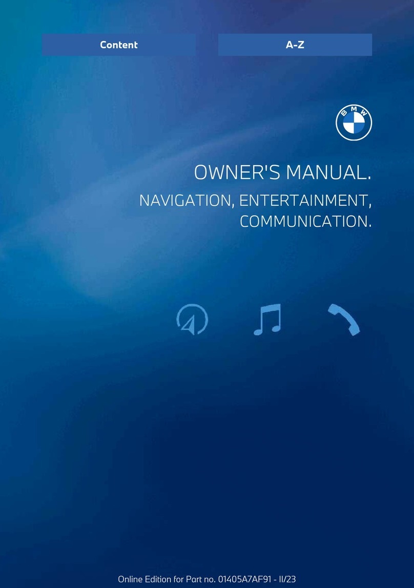 BMW iDrive owner's manual