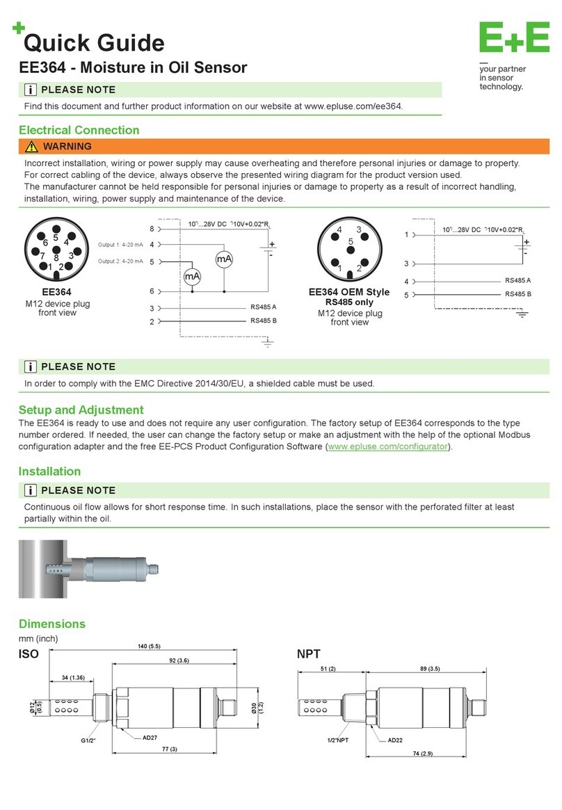 E+E Elektronik EE364 User manual