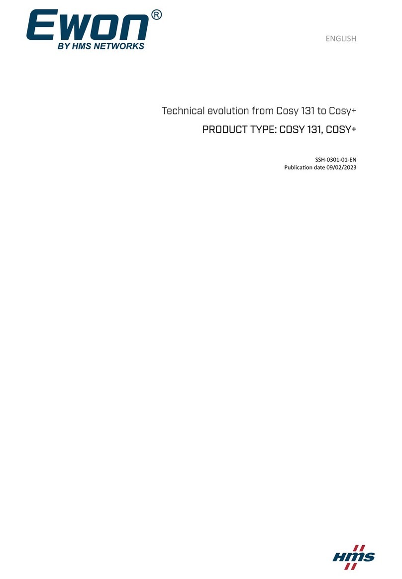 HMS Networks Ewon Cosy 131 User manual
