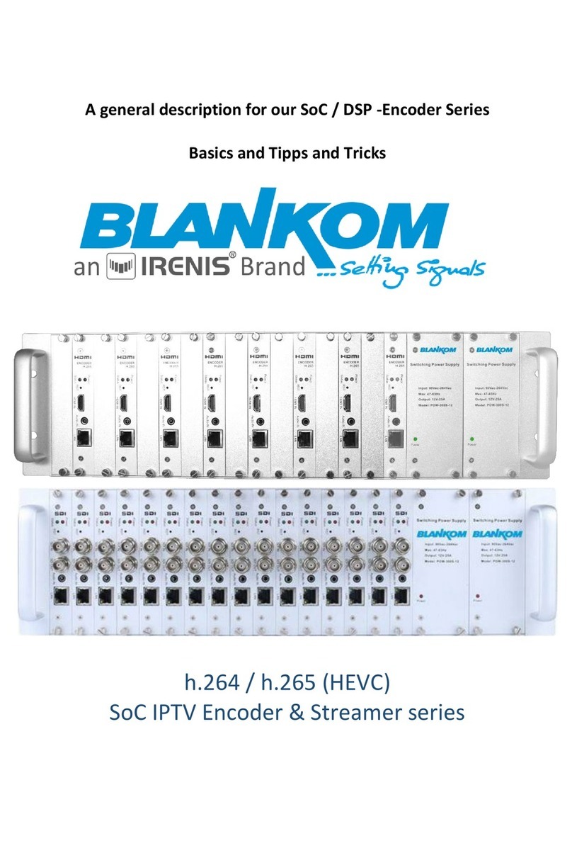 Irenis BLANKOM h.264 manual