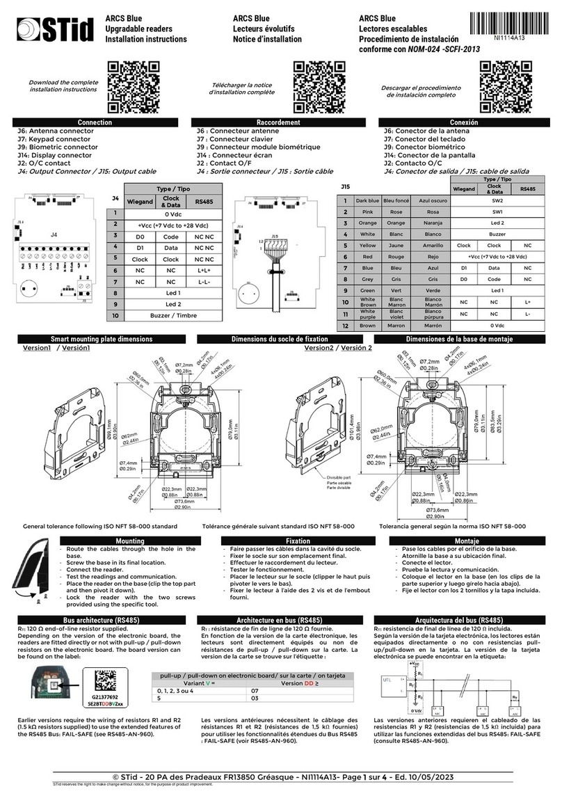 Stid ARCS Blue installation instructions