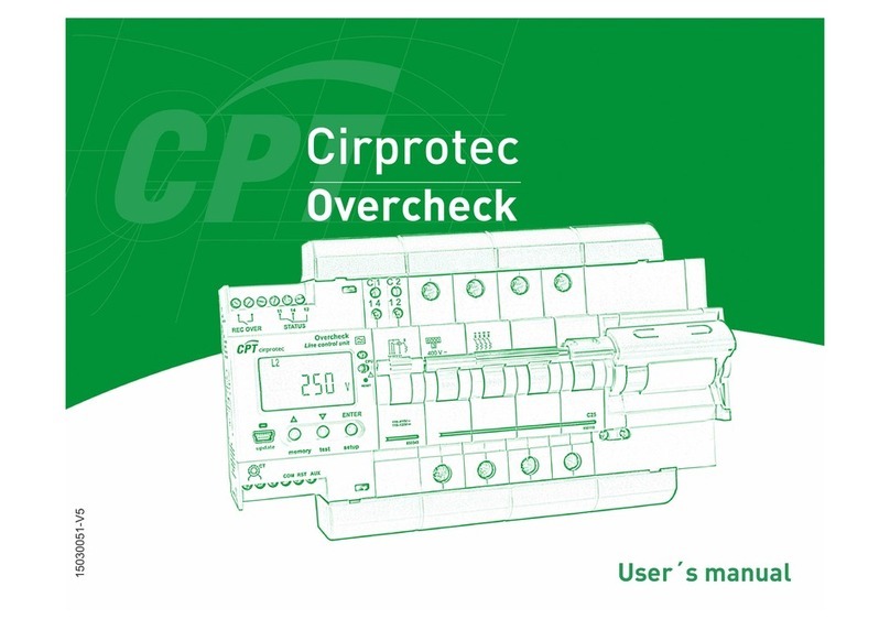 CPT Cirprotec Overcheck Series user manual