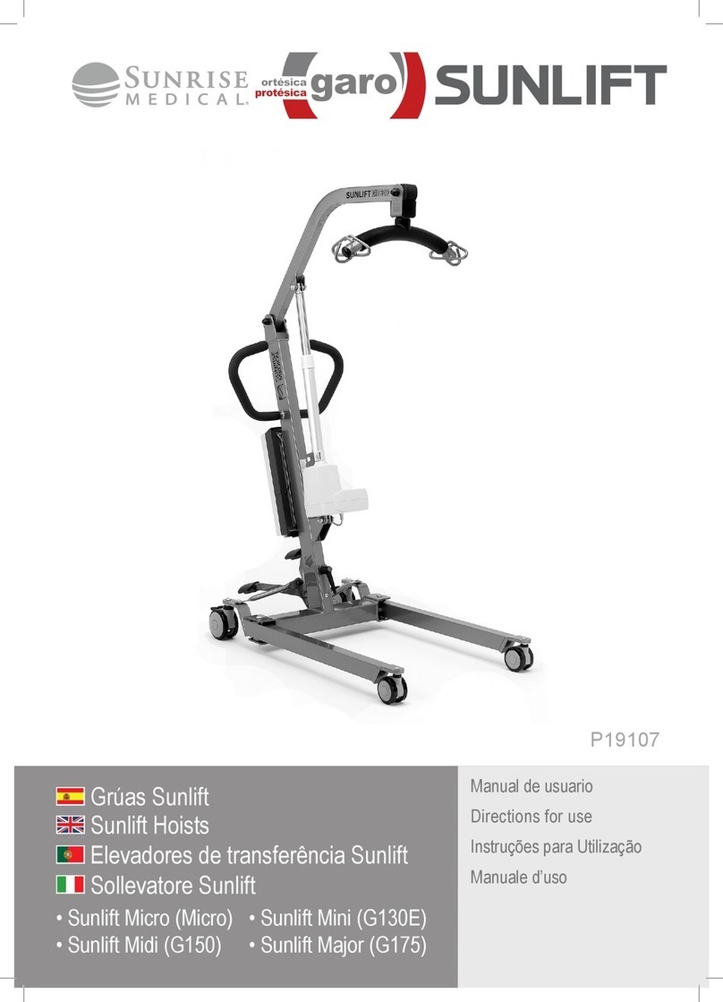 Sunrise garo SUNLIFT Micro Directions for use