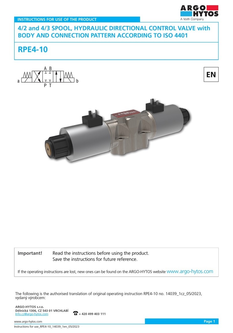 Voith ARGO HYTOS RPE4-10 User manual