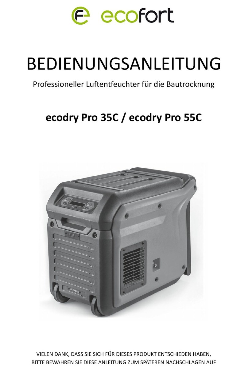 ecofort ecodry Pro 35C instruction manual