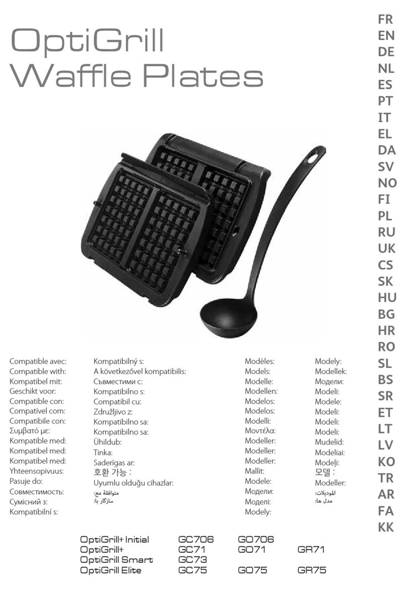 TEFAL OptiGrill+ Initial User manual