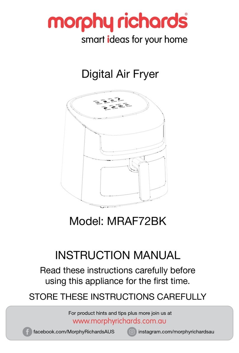 Morphy Richards MRAF72BK instruction manual
