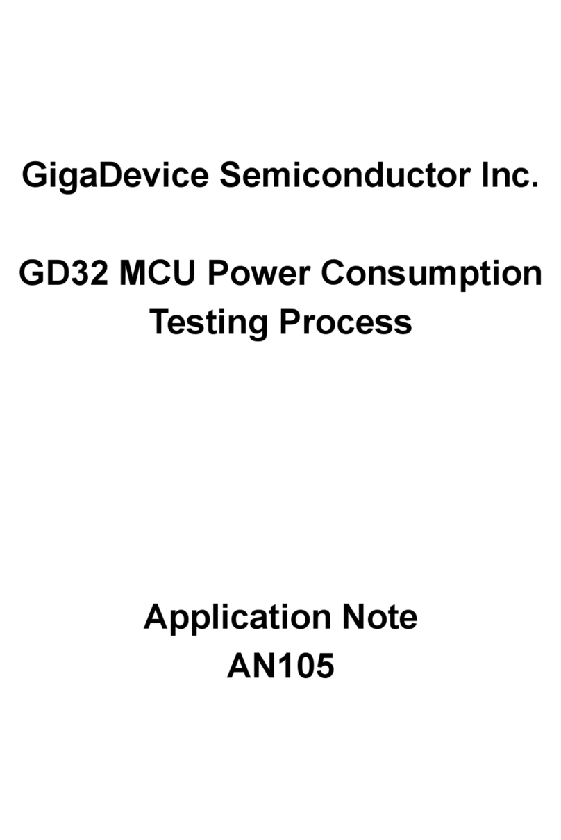 GigaDevice Semiconductor GD32 Series Installation and operating instructions