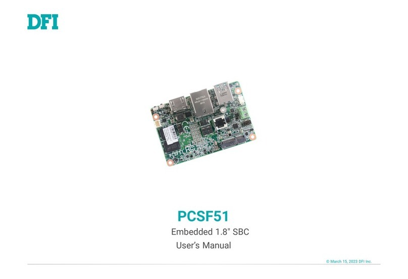 DFI PCSF51 User manual