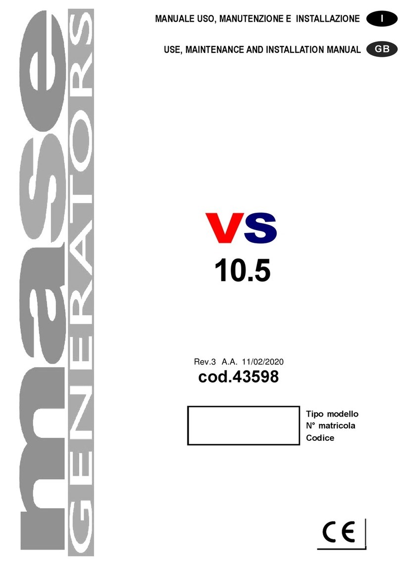 Mase VS 10.5 User manual