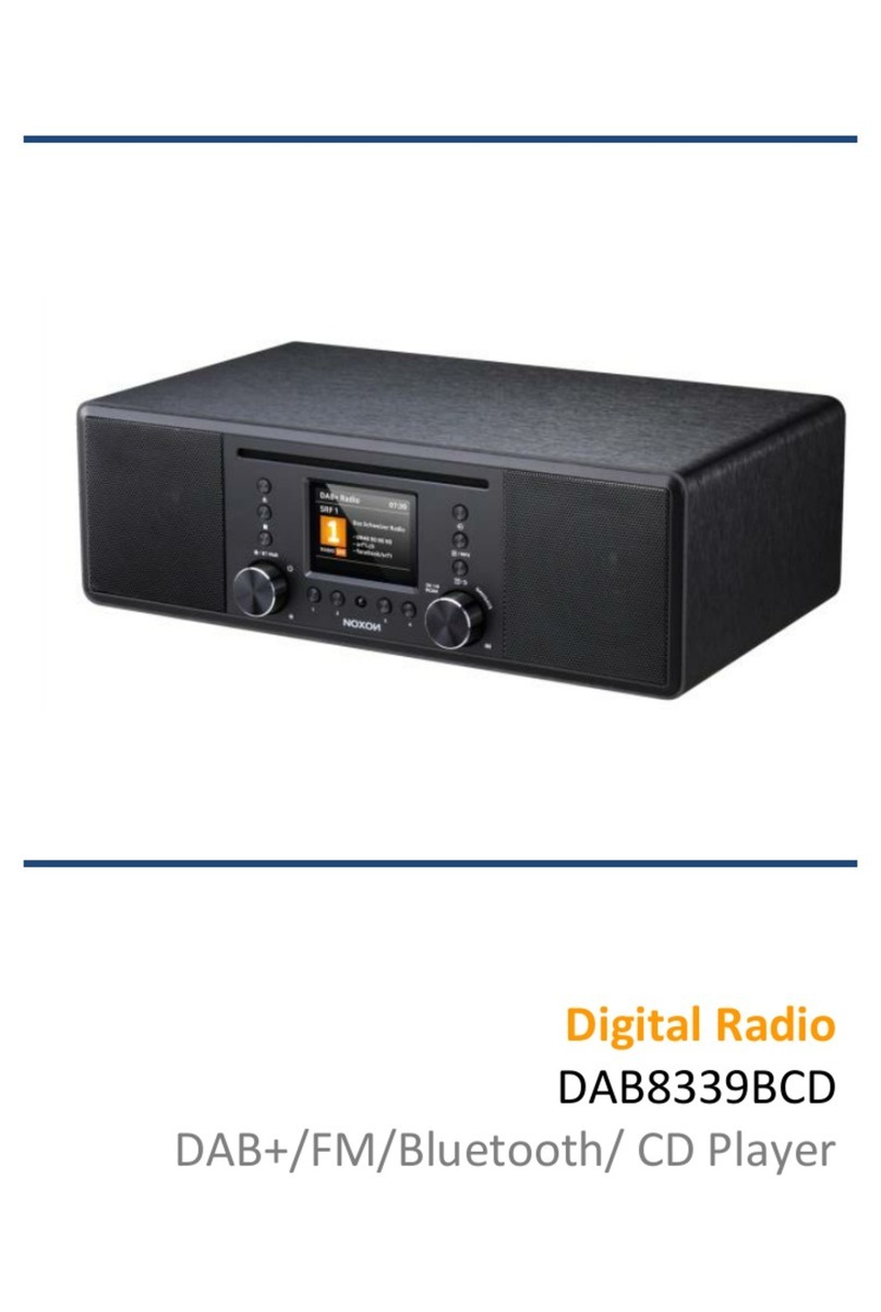 Noxon DAB8339BCD User manual