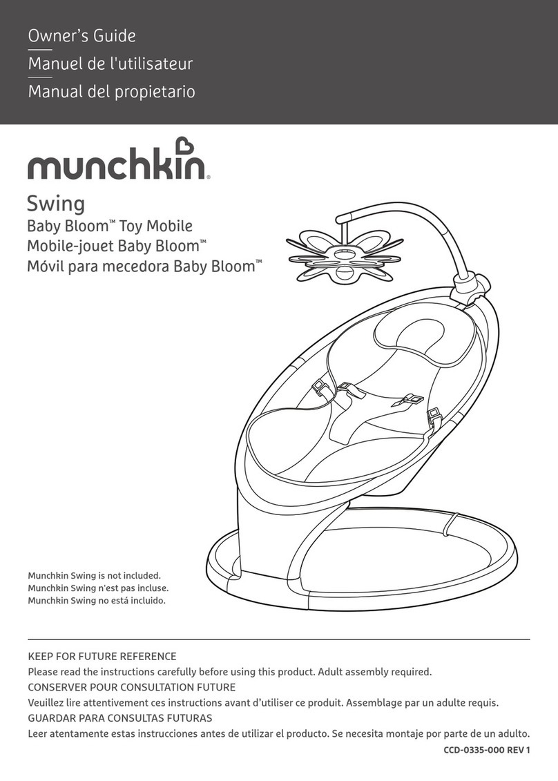 Munchkin Baby Bloom Toy Mobile User manual