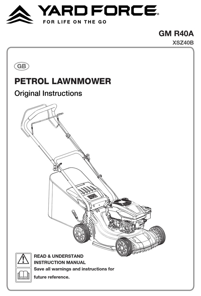 Yard force GM R40A User manual