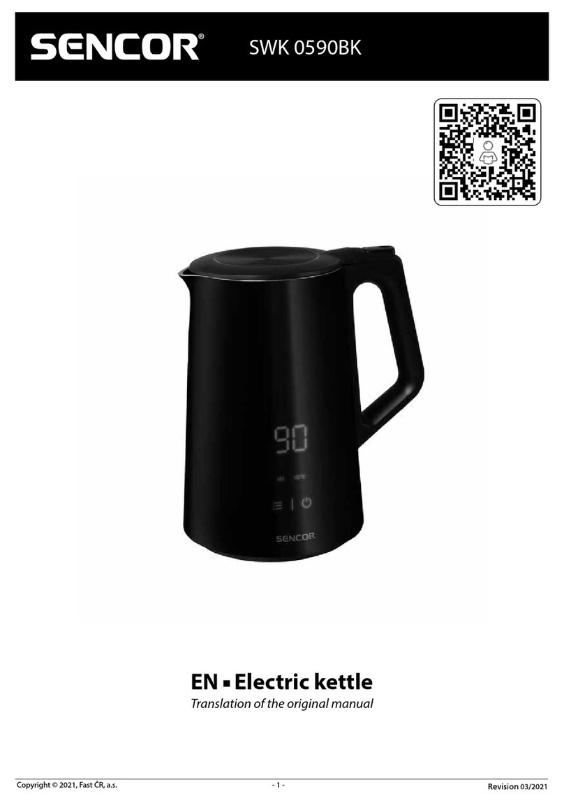 Sencor SWK 0590BK User manual