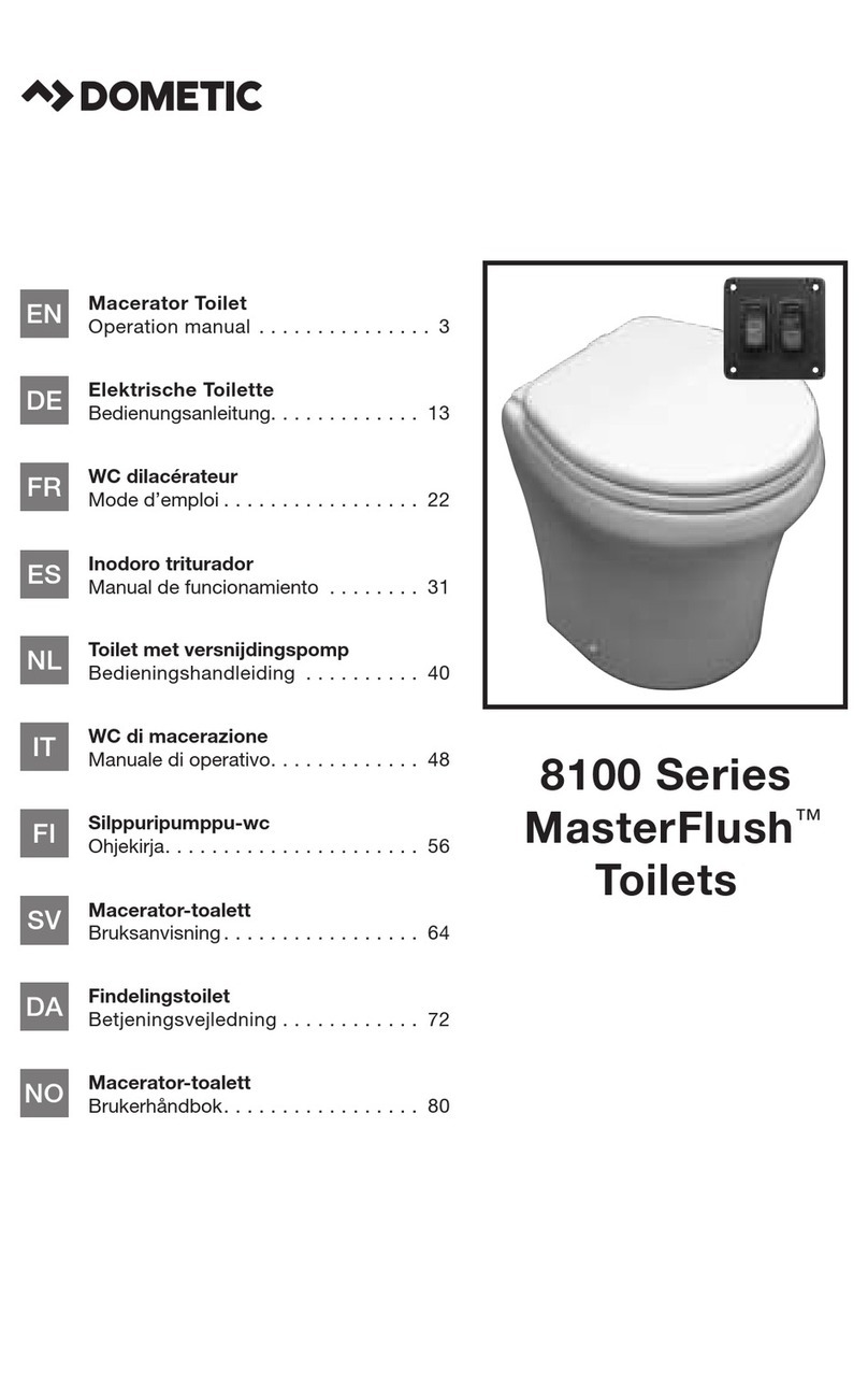 Dometic MasterFlush 8100 Series Operation manual