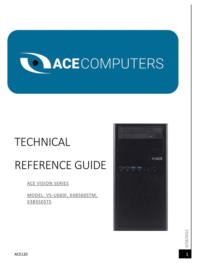 ACE COMPUTERS VS-U660I Use and care manual