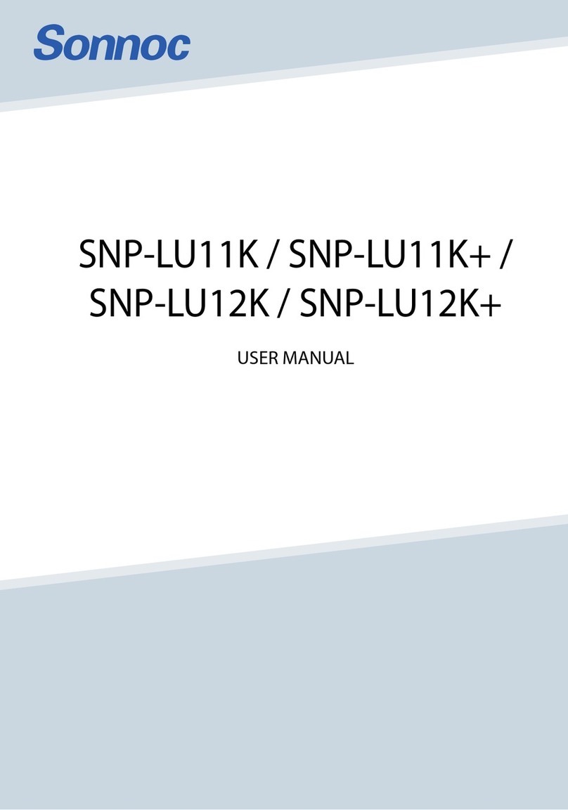 SONNOC SNP-LU11K User manual