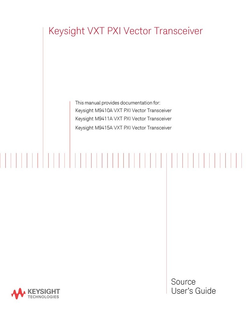 Keysight Technologies M9411A User manual
