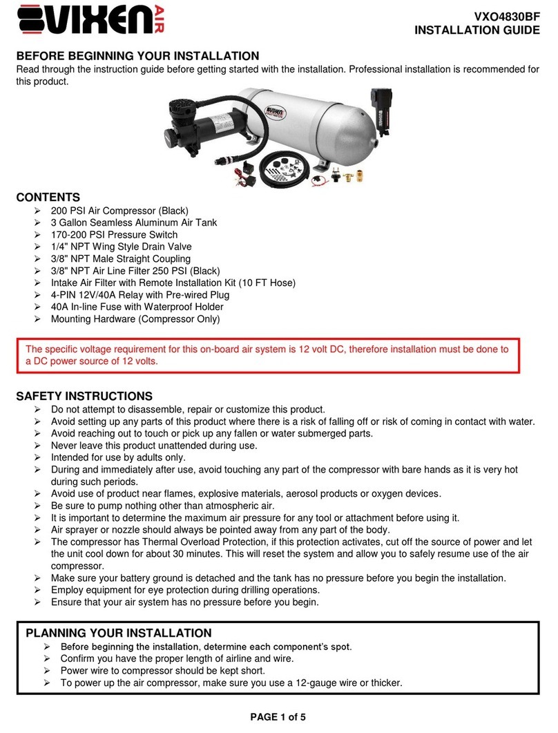 Vixen Air VXO4830BF installation guide