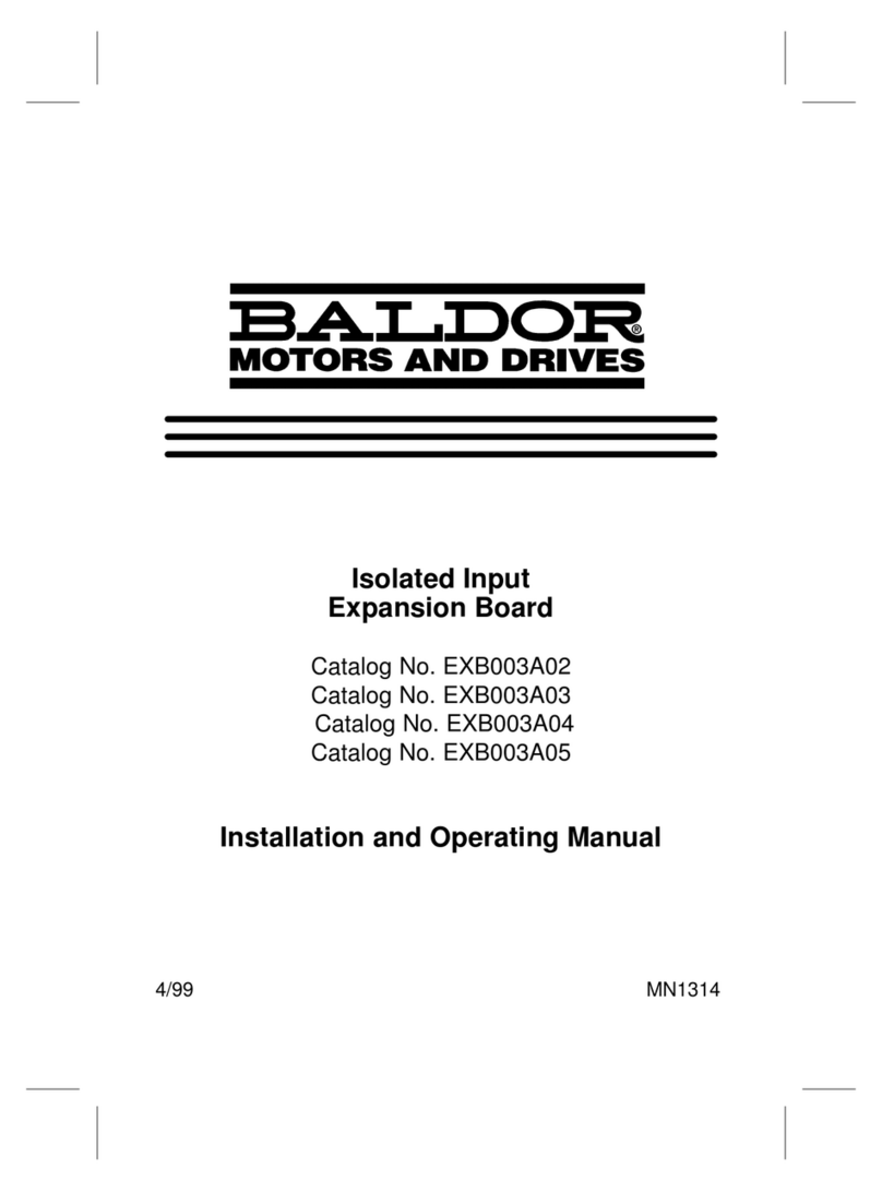 Baldor EXB003A02 User manual