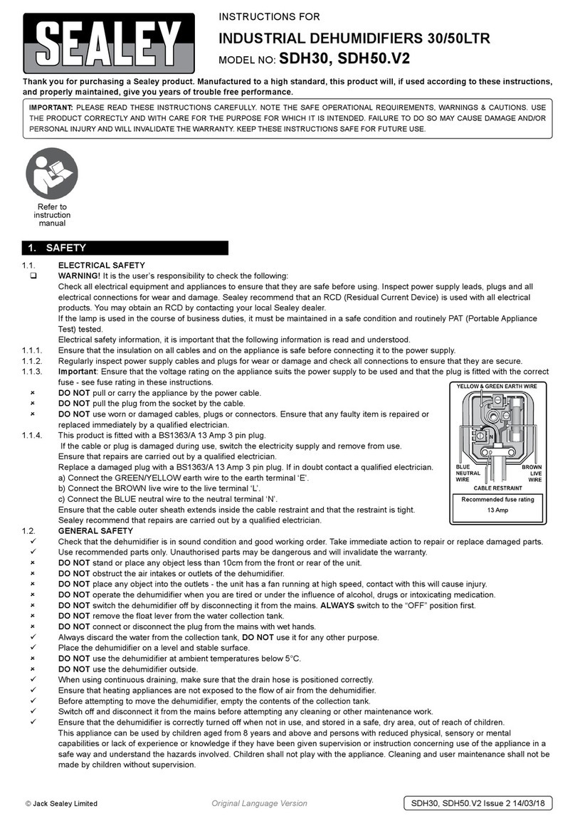 Sealey SDH50.V2 User manual