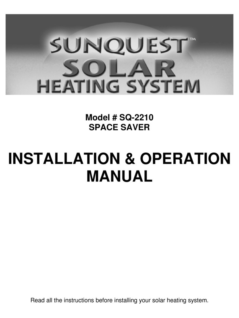 Sunquest SQ-2210 Installation & operation manual