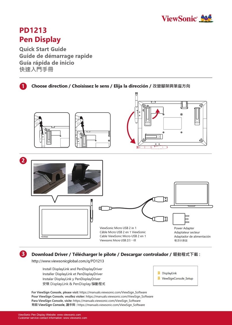 ViewSonic PD1213 User manual