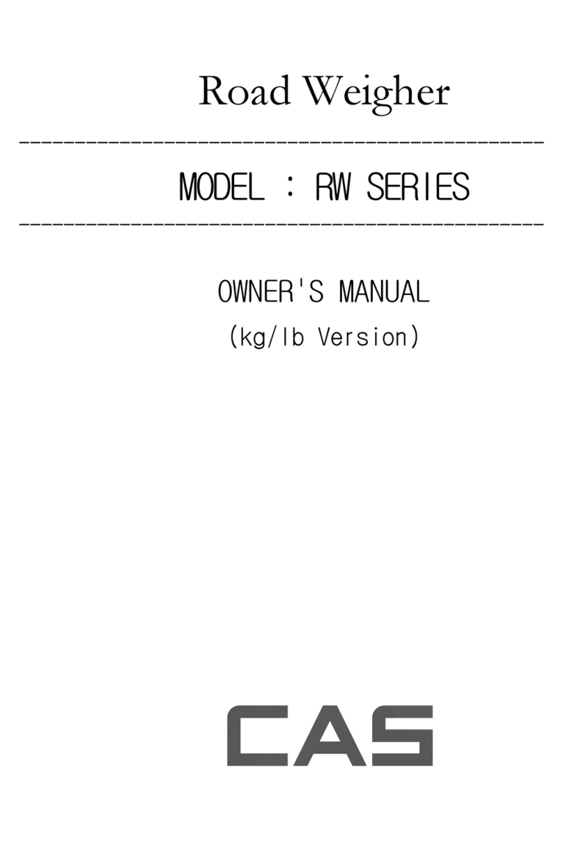 CAS RW Series User manual