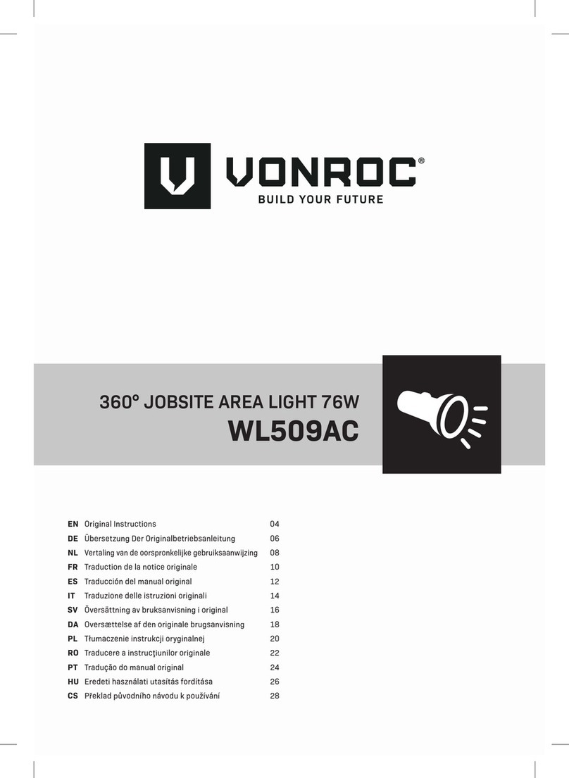 VONROC WL509AC Original instructions
