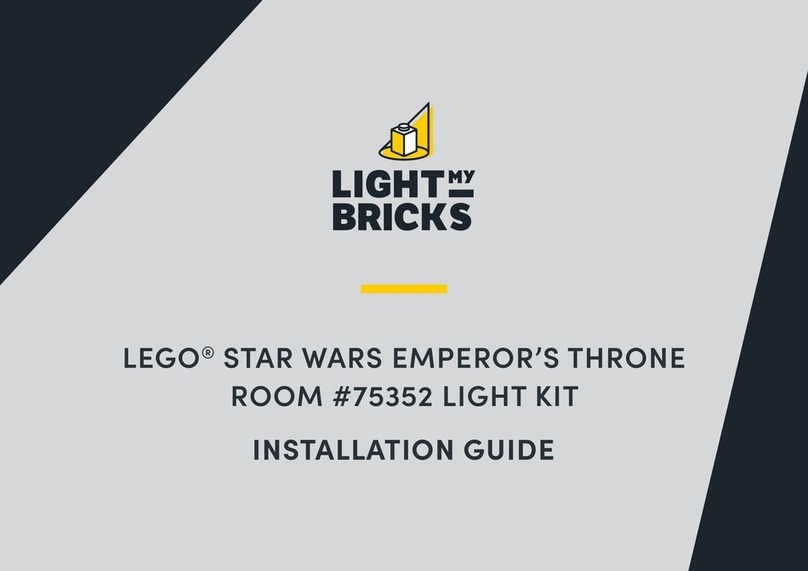 Lightmybricks LEGO STAR WARS EMPEROR'S THRONE ROOM installation guide