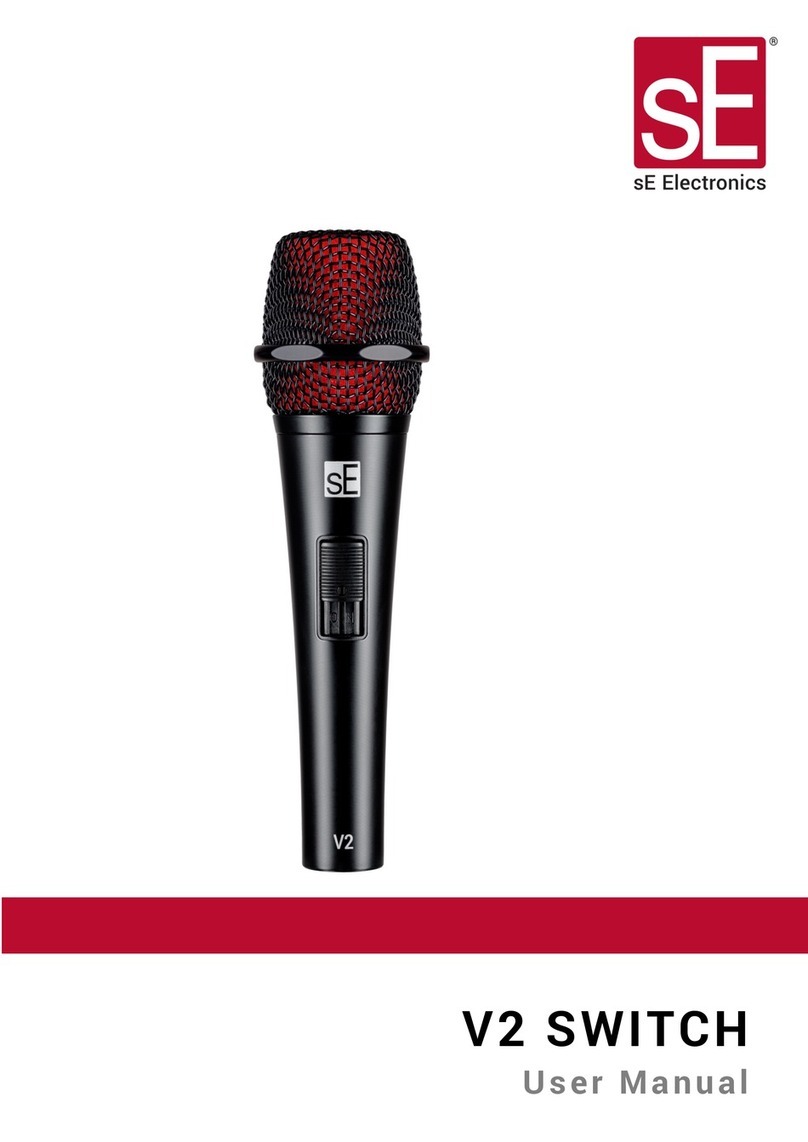 SE Electronics V2 SWITCH user manual