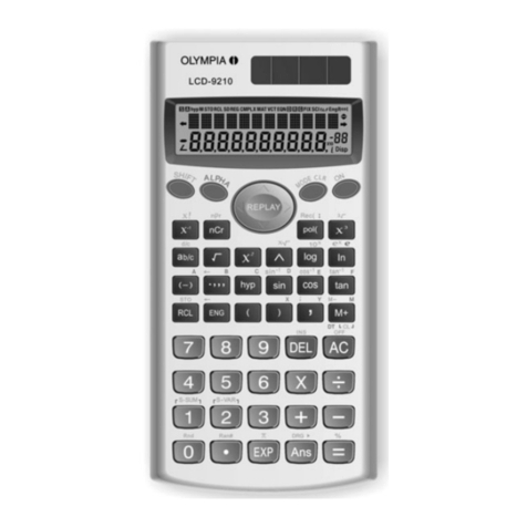 Olympia LCD-9210 User manual Olympia LCD-9210 User manual