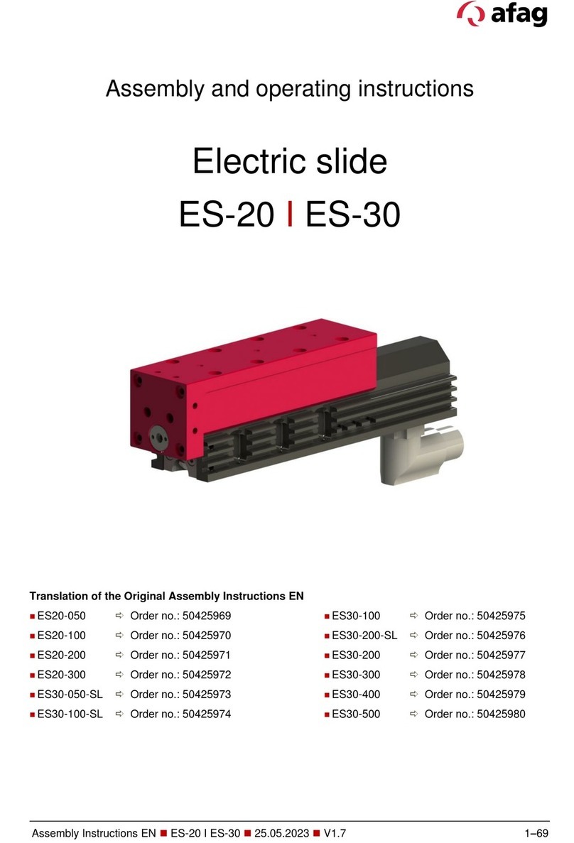 Afag ES-20 User manual