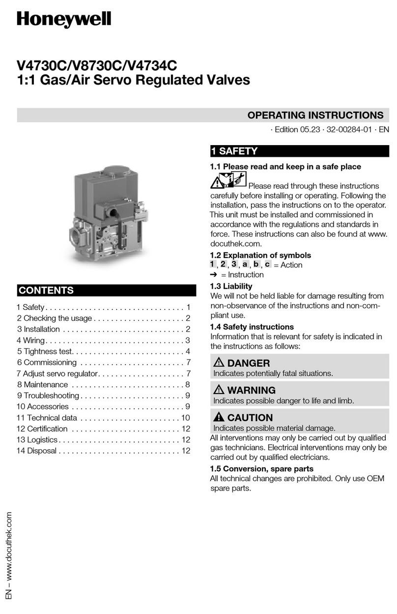 Honeywell V4730C User manual Honeywell V4730C User manual