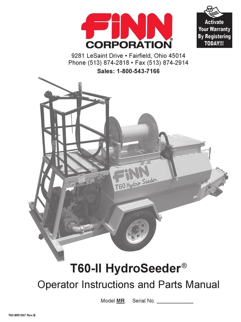 Finn HydroSeeder T60-II Operator instructions