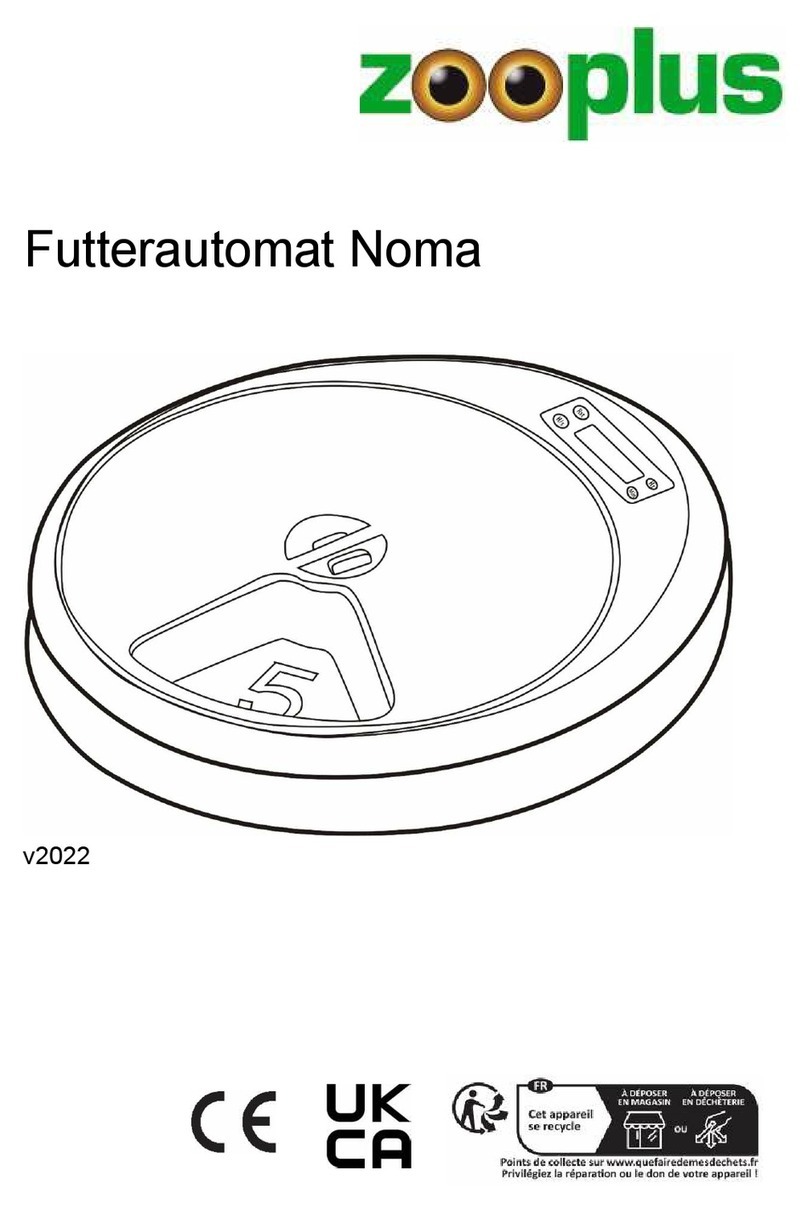 Zooplus Futterautomat Noma instruction manual
