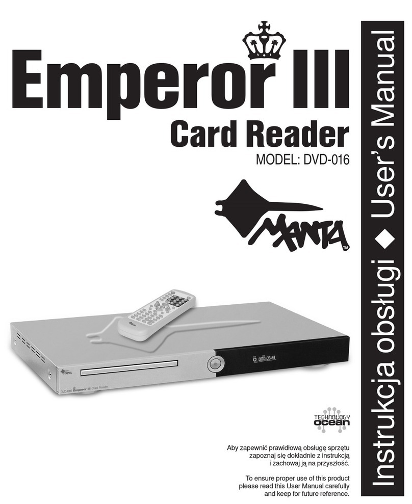 Manta Emperor III DVD-016 User manual