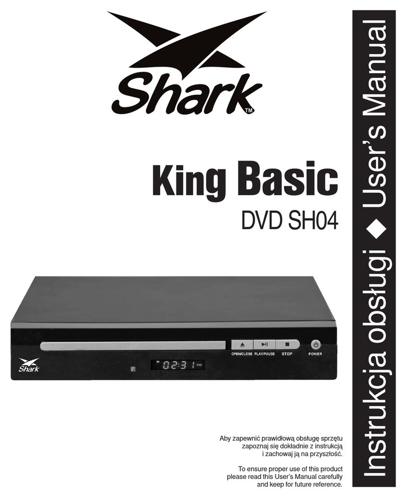Shark King Basic DVD SH04 user manual