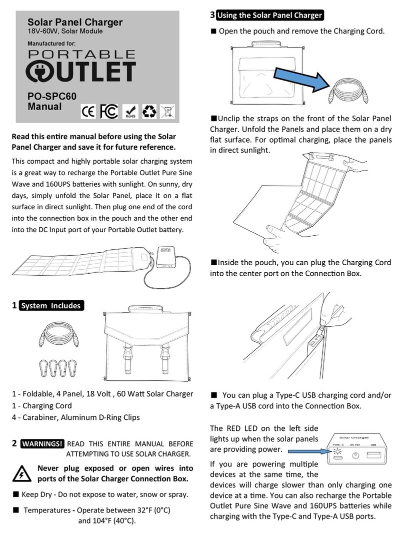 Portable Outlet PO-SPC60 manual
