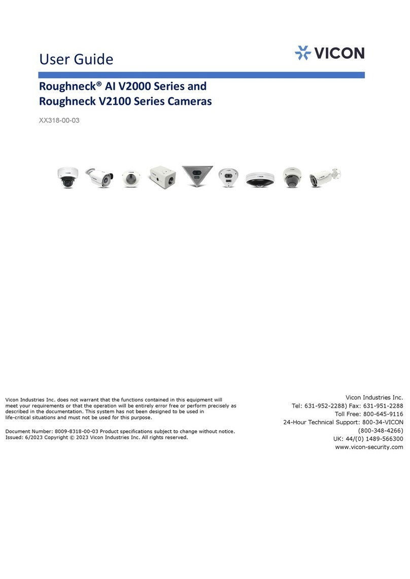 Vicon Roughneck AI V2000 Series User manual Vicon Roughneck AI V2000 Series User manual