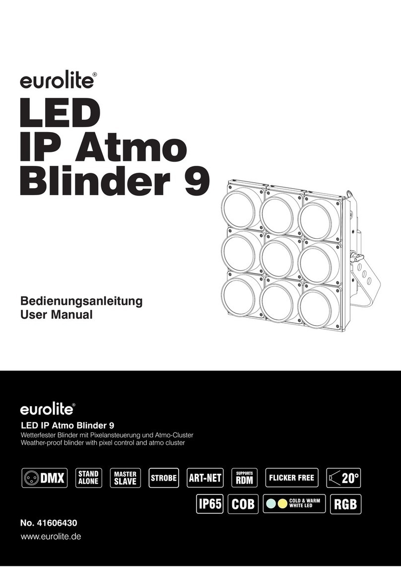 EuroLite LED IP Atmo Blinder 9 User manual