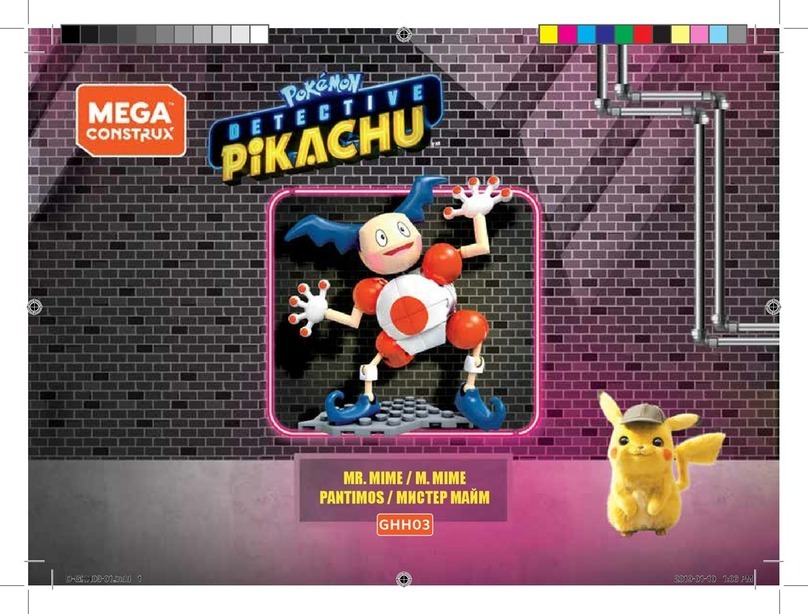 Mega Construx Pokemon Detective Pikachu Mr. Mime User manual