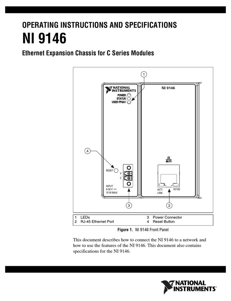 National Instruments 9146 User manual National Instruments 9146 User manual