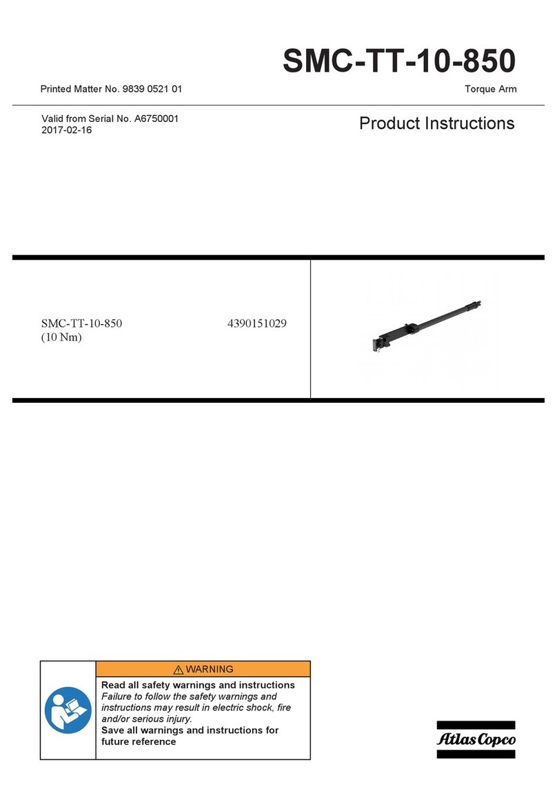 Atlas Copco SMC-TT-10-850 User manual