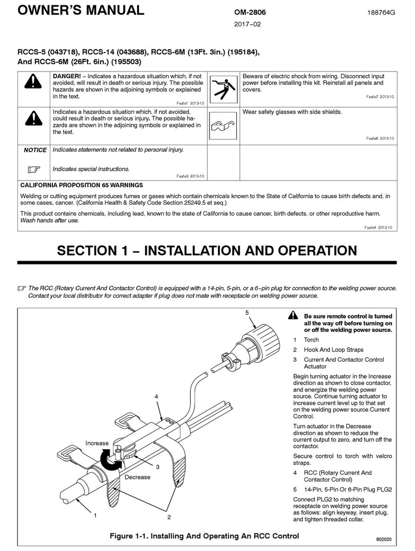 Miller RCCS-5 owner's manual