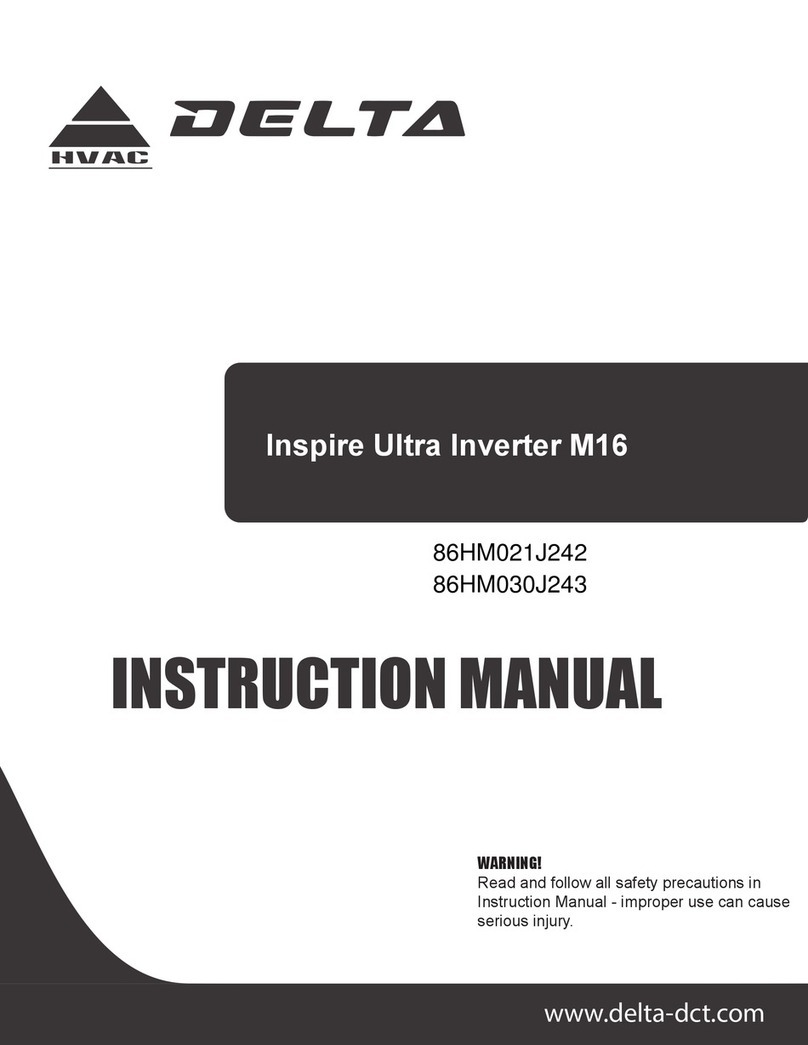 Delta Inspire Ultra Inverter M16 User manual