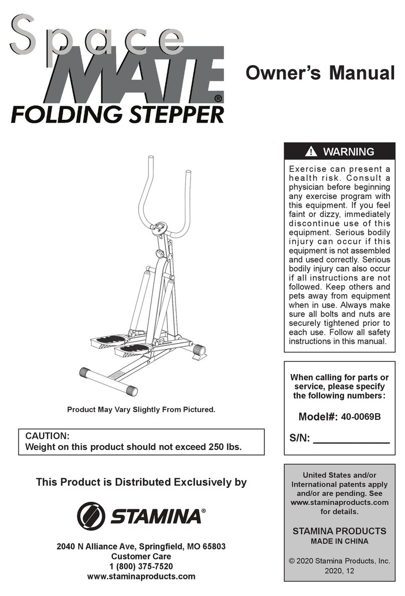 Stamina Space MATE 40-0069B owner's manual