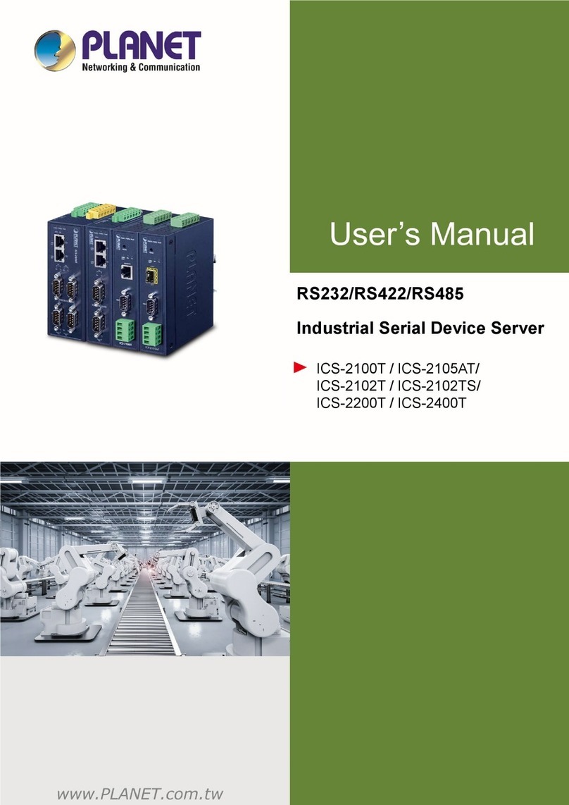 Planet Networking & Communication ICS-2100T user manual